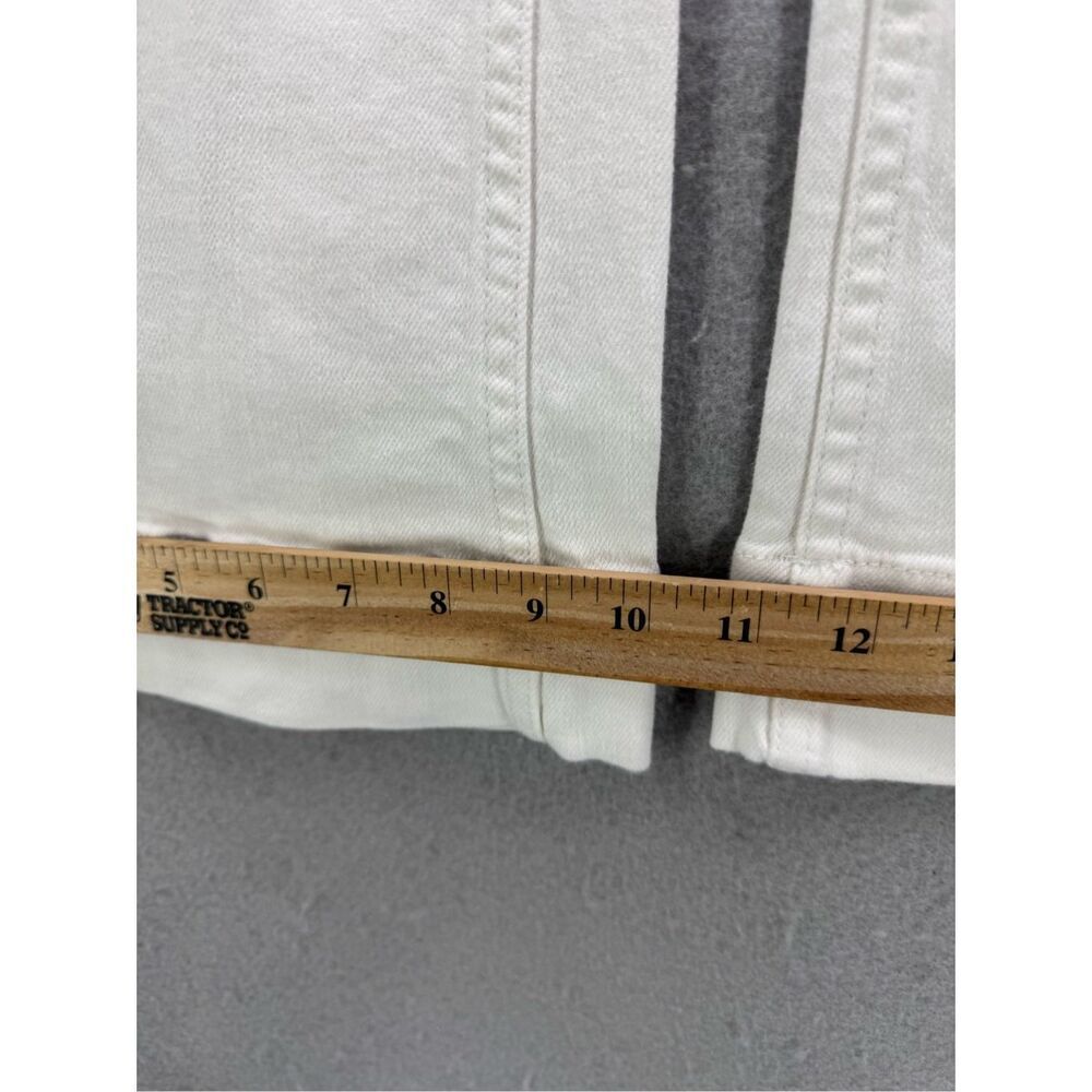 Anthropologie x Pilcro and the Letterpress High-Rise Bootcut Jeans White Size 32 - Picture 12 of 12